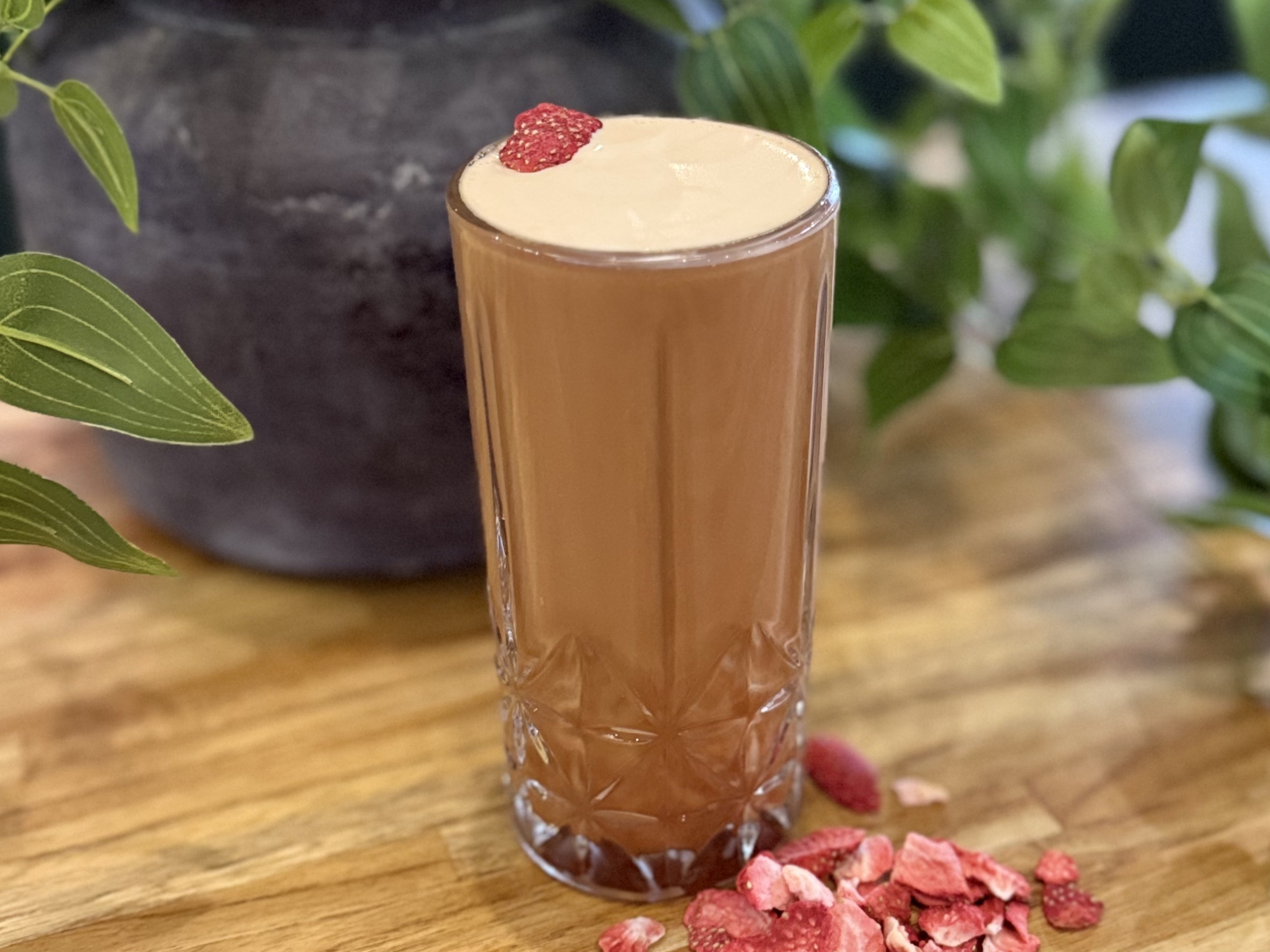 Hot Strawberry Nirvana Latte