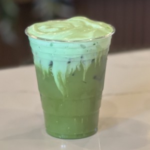 Pandan Macha Cloud Latte Iced