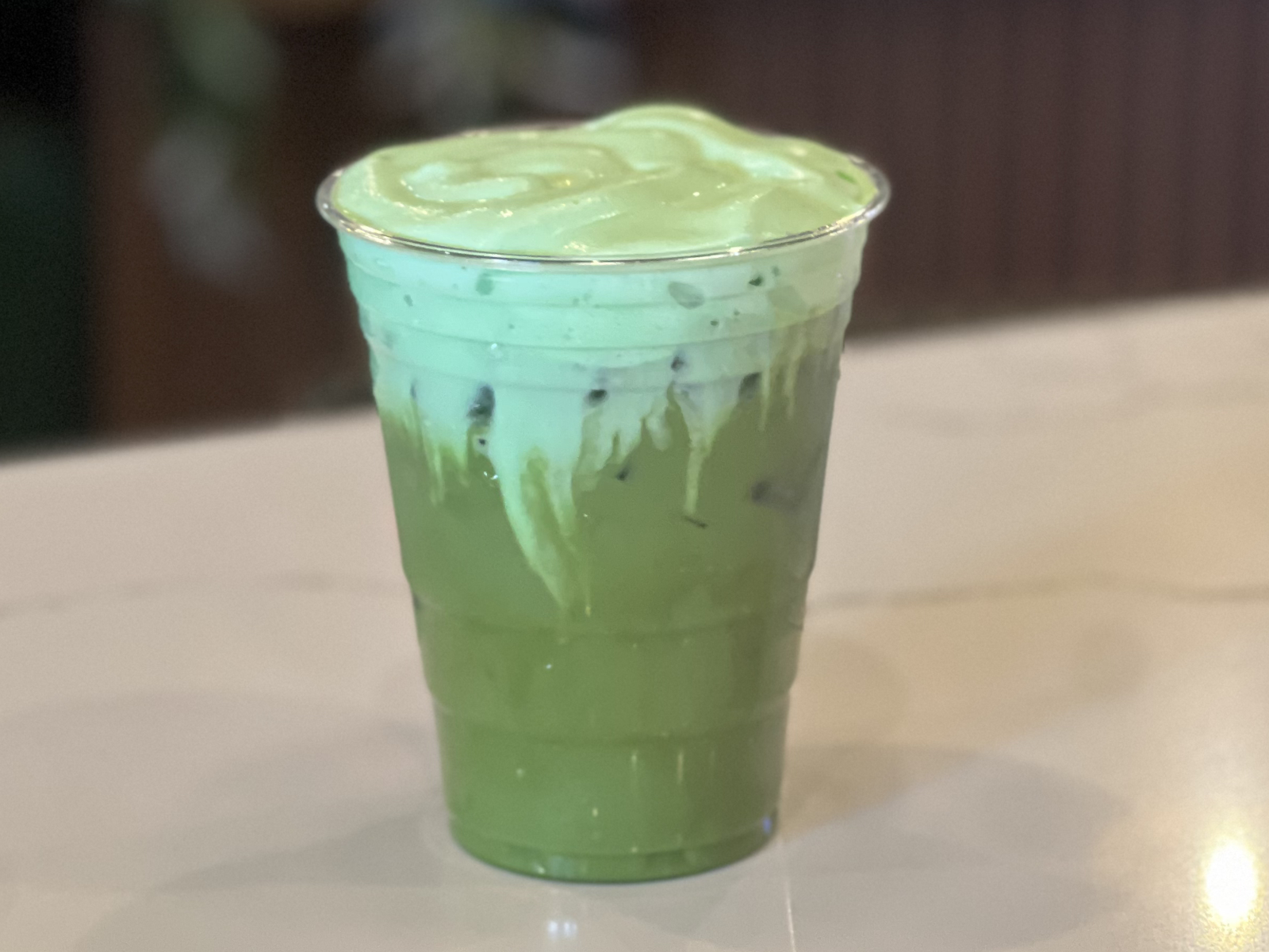 Pandan Macha Cloud Latte Iced