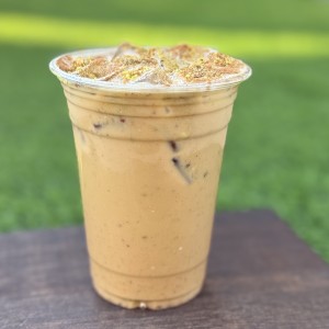 Iced Pistachio Cream Latte