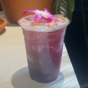 Purple Goddess Iced hibiscus tea