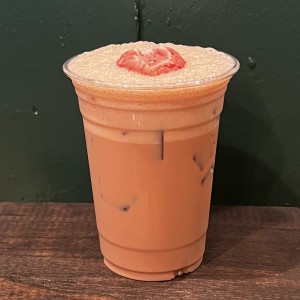 Iced Strawberry Nirvana Latte