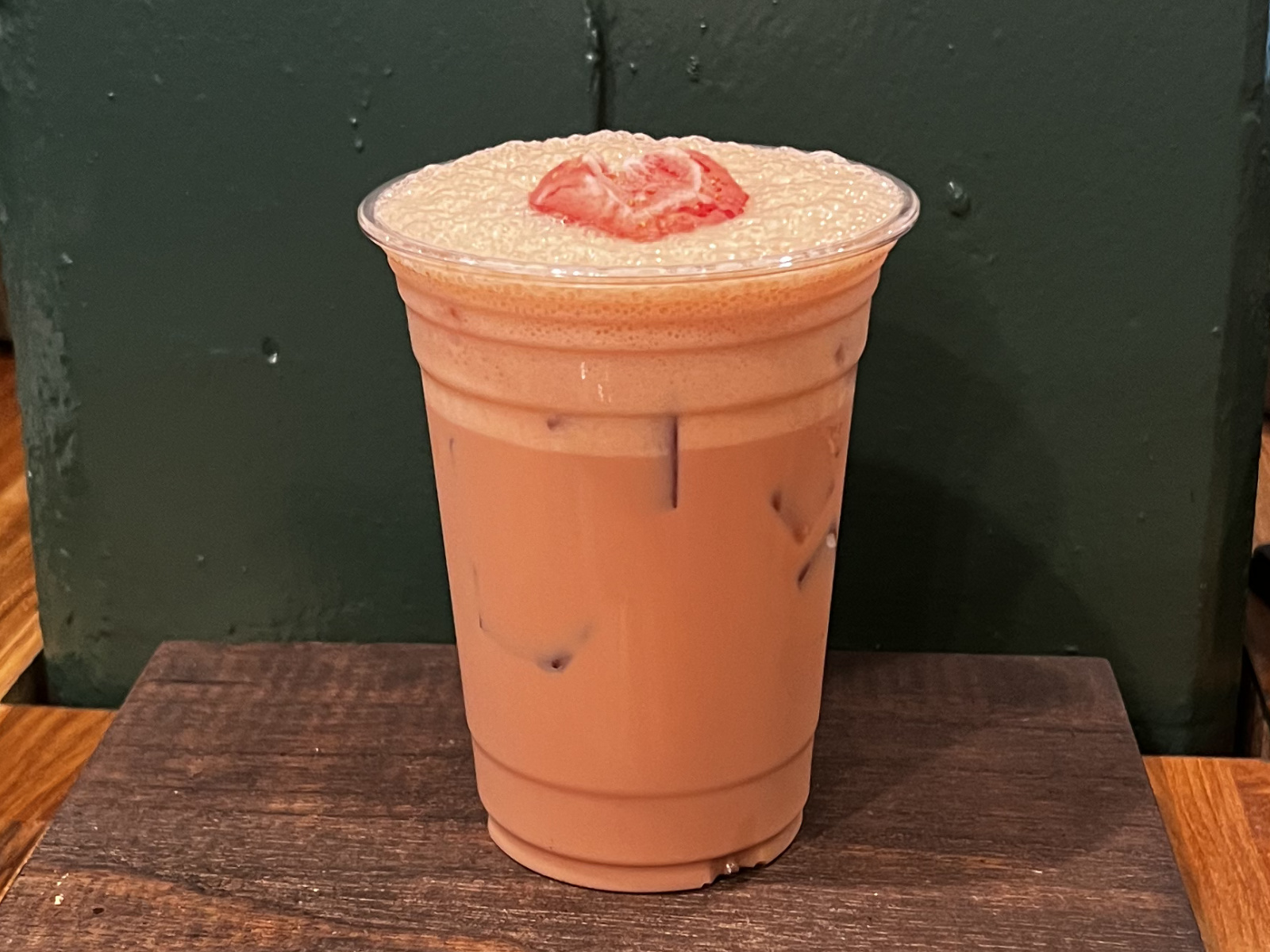 Iced Strawberry Nirvana Latte