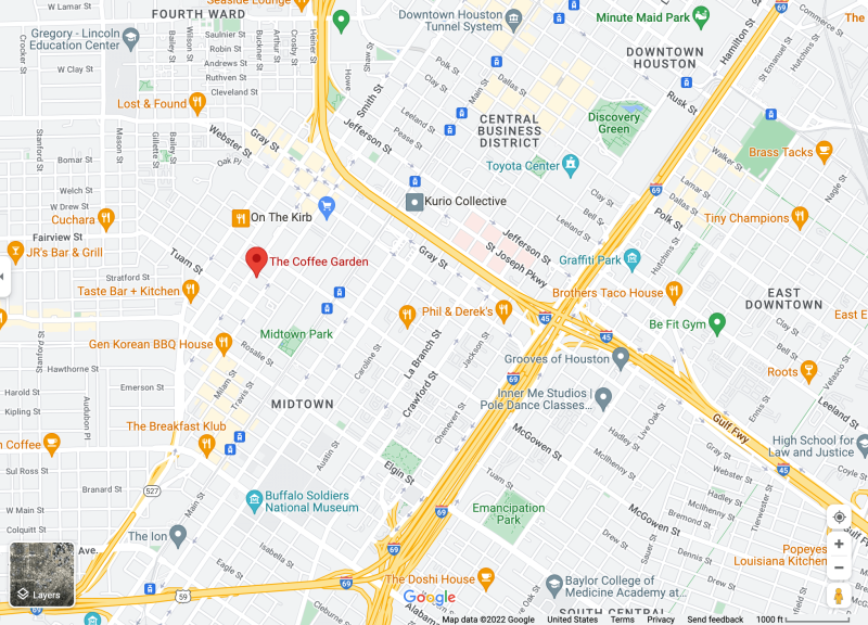 The Coffee Garden Midtown Houston Coffee Shop